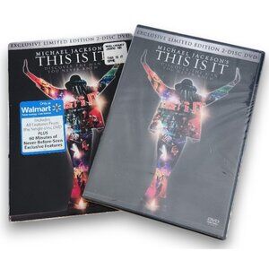 "Michael Jackson's This Is It" Exclusive Limited Edition 2-Disc DVD set Sealed
